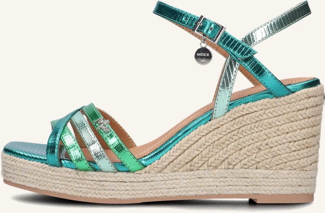 Mexx Noemi Pakina Sandalen - Groen - Maat 40