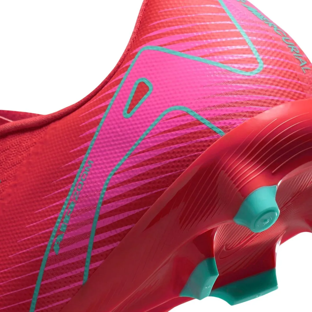 Nike Mercurial Zoom Vapor 16 FG/MG Voetbalschoen - 44.5 - Rood/Lichtblauw/Rosa - afbeelding 6 van 6
