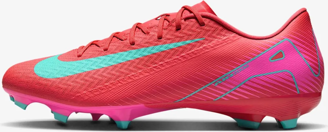 Nike Mercurial Zoom Vapor 16 FG/MG Voetbalschoen - 44.5 - Rood/Lichtblauw/Rosa