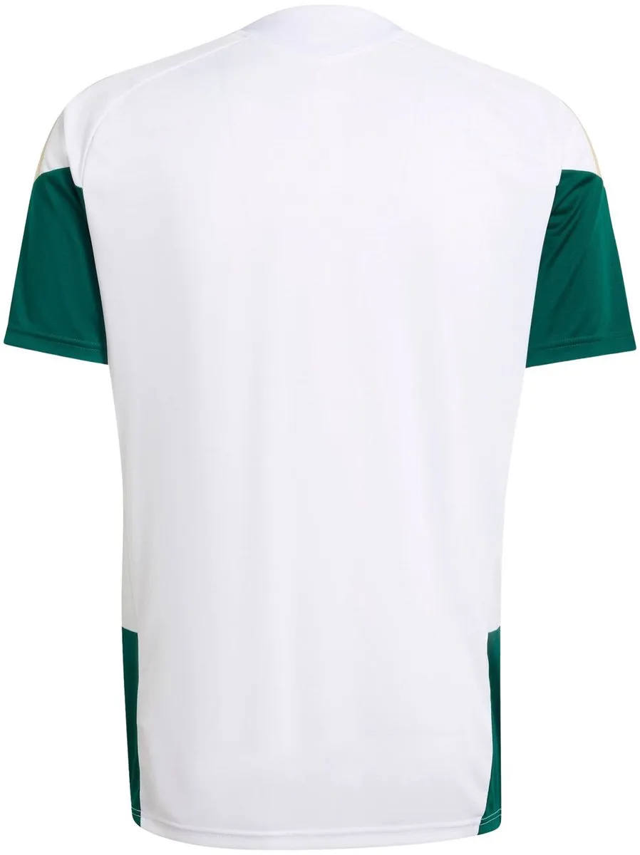 adidas Italië Training Shirt Heren M - JZ9375 - Wit/Groen