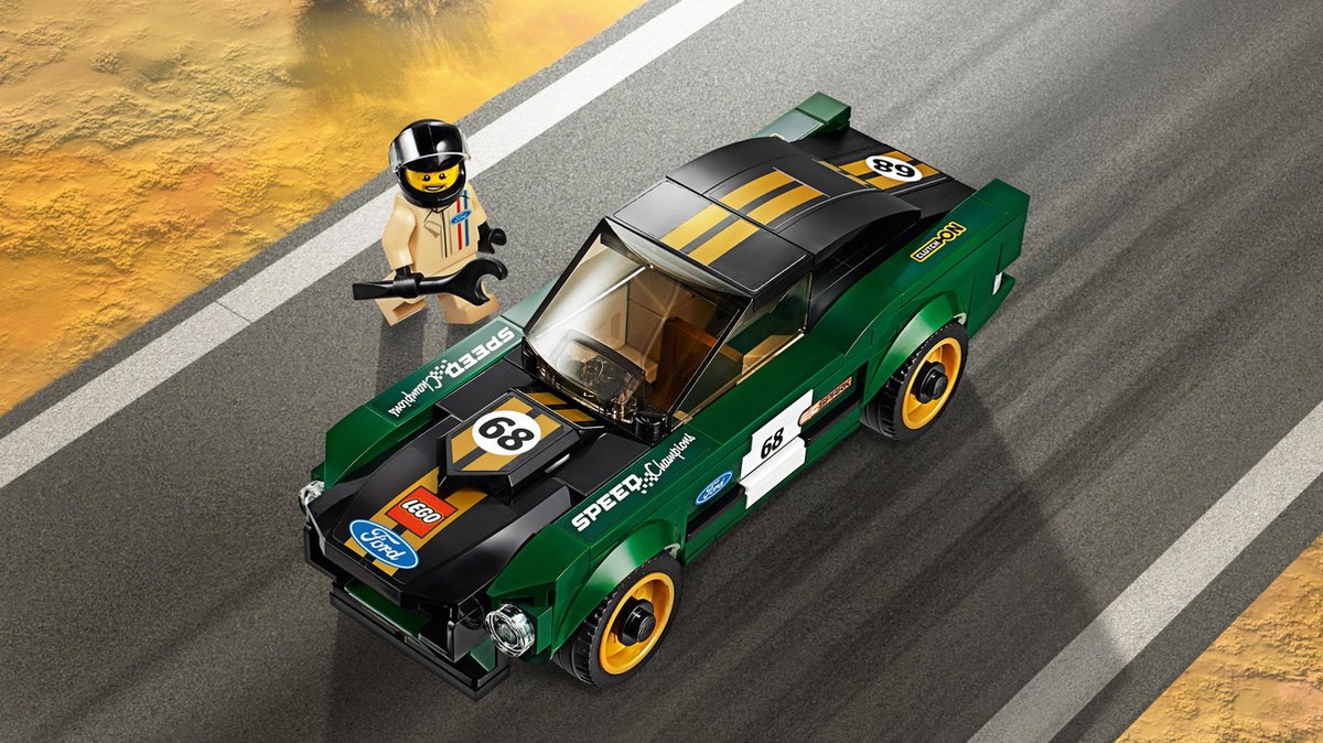 LEGO Speed Champions 1968 Ford Mustang Fastback - 75884