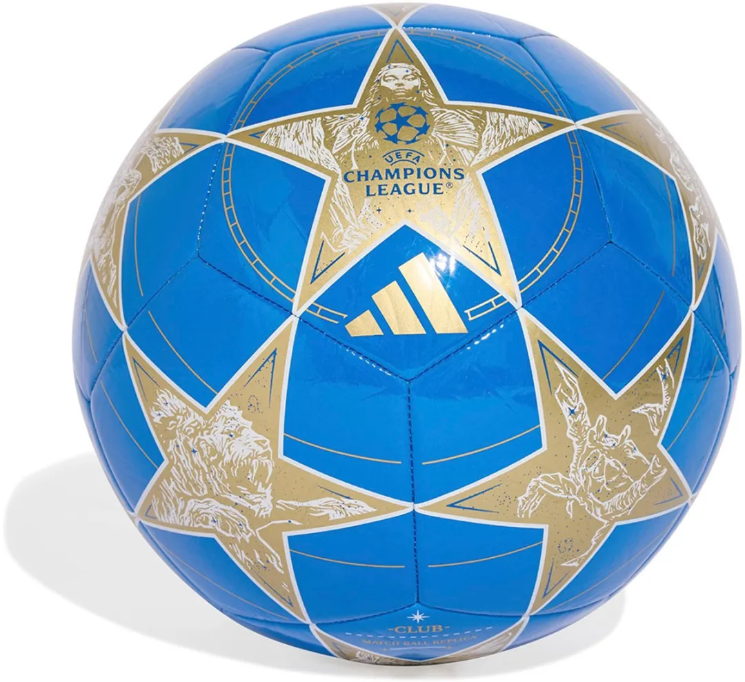 Adidas UCL Club 25/26 Voetbal - Maat 5 - Blauw/Goud
