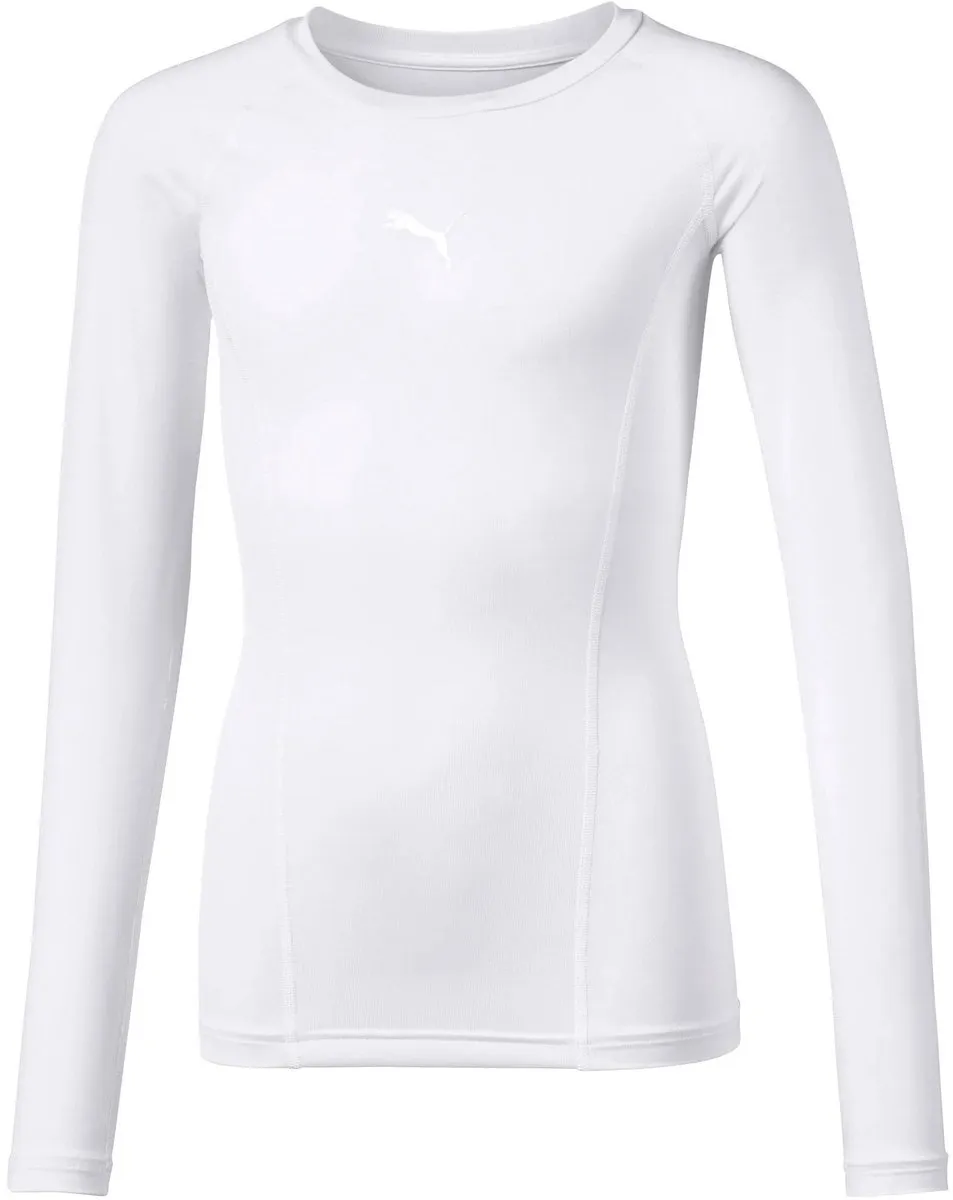 PUMA LIGA Baselayer LS Shirt Junior 164 - Wit