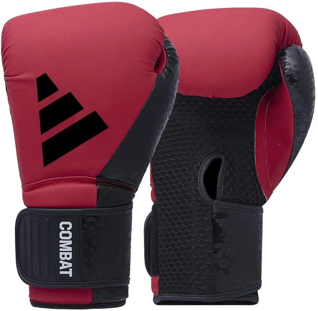 adidas Combat 50 Bokshandschoenen 10 oz - Rood/Zwart