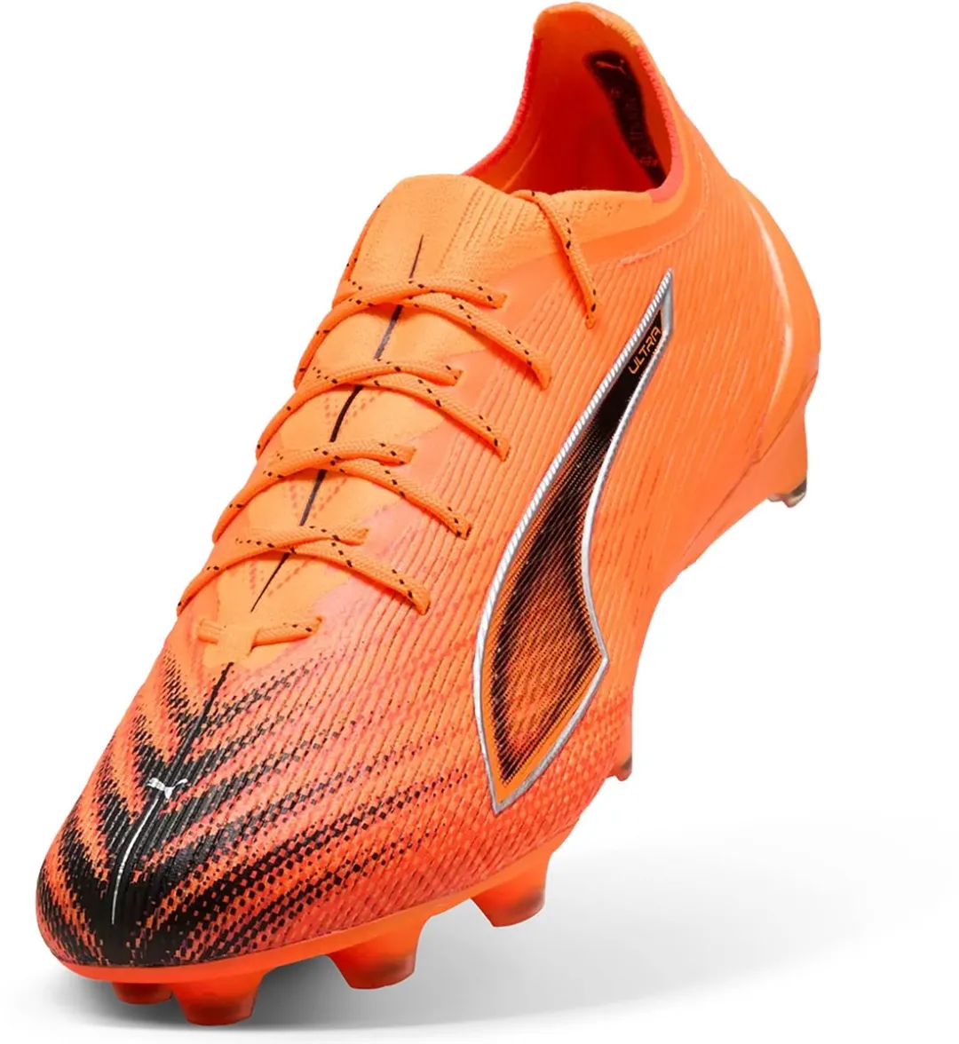 PUMA Ultra 6 Ultimate FG Voetbalschoenen 45 - Heat Fire/Black/Rood