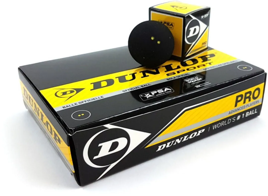 Dunlop Pro (Double Dot) Squashballen