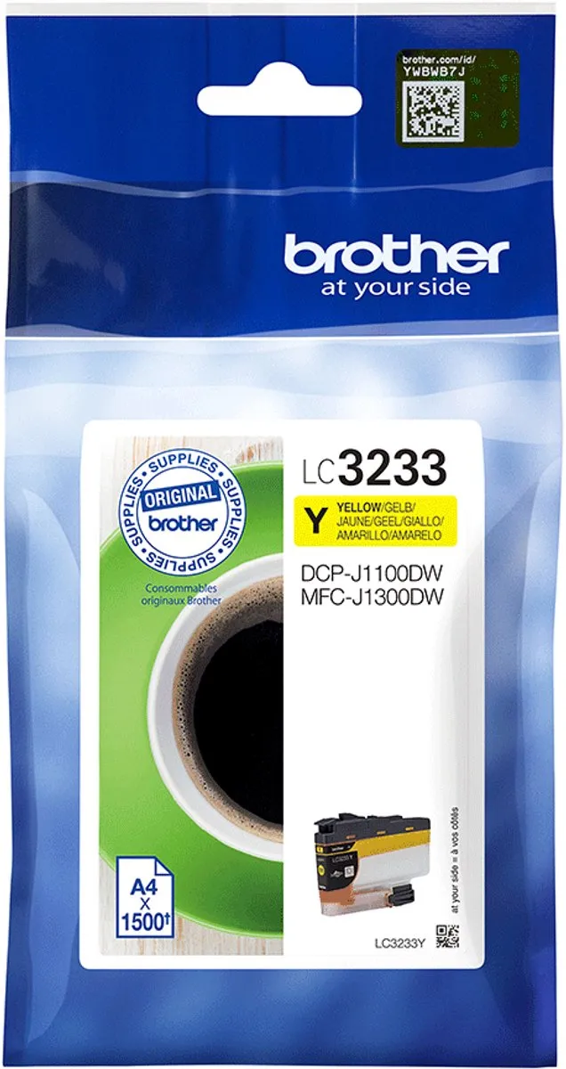 Brother LC3233Y Inktcartridge - Geel