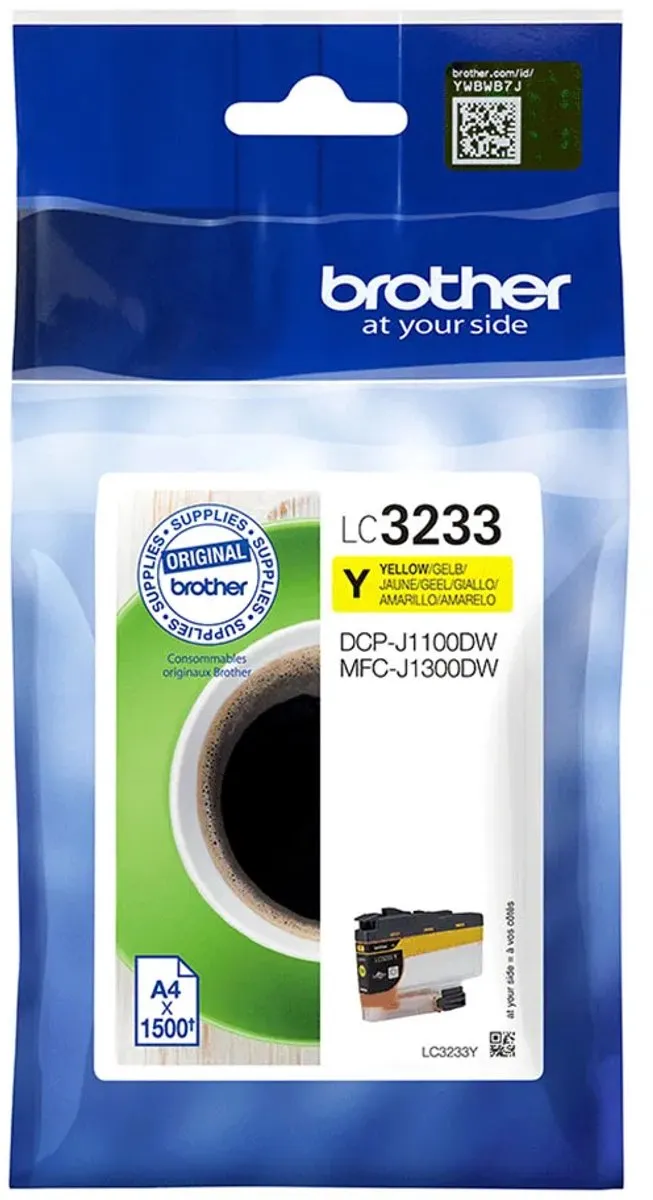 Brother LC3233Y Inktcartridge - Geel