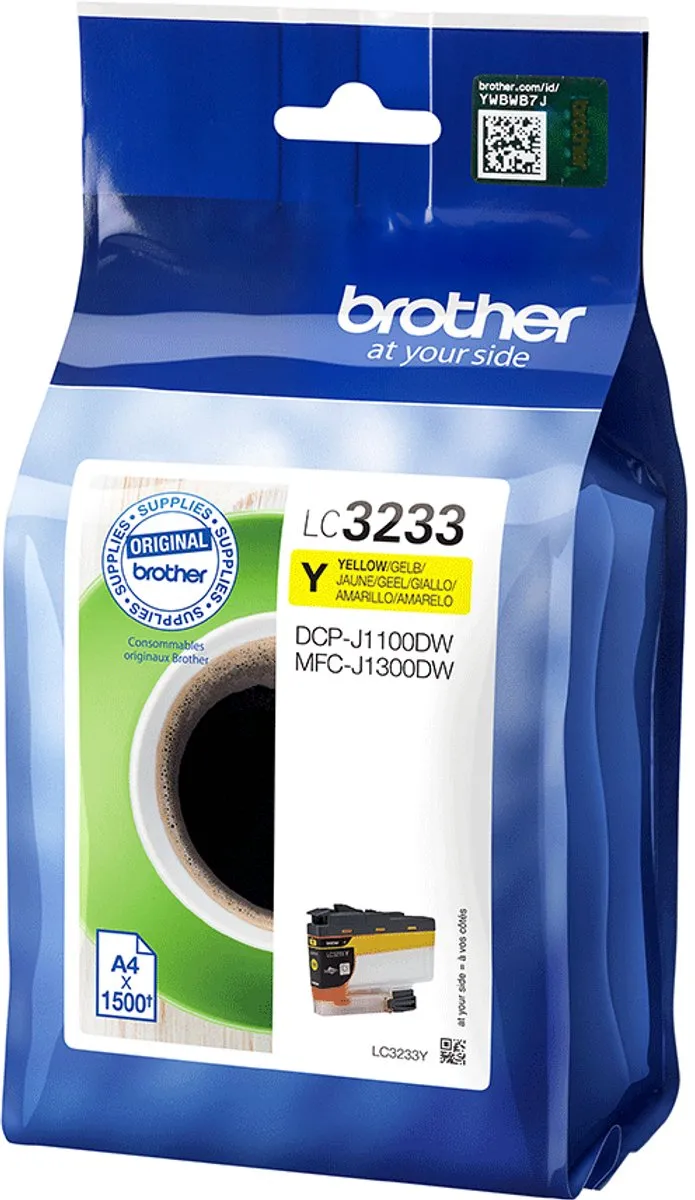 Brother LC3233Y Inktcartridge - Geel