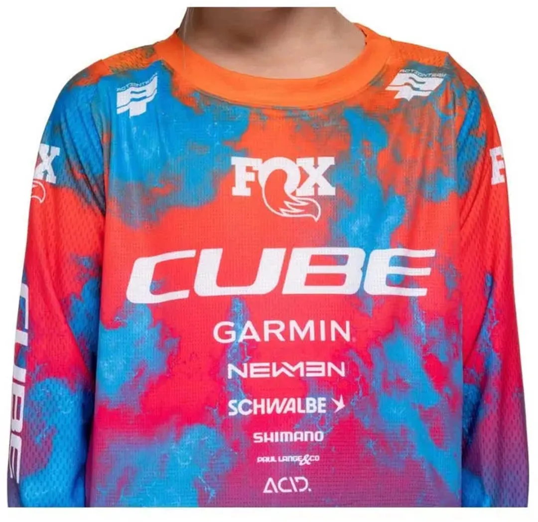 Cube Actionteam Langarm Trui - Kinderen L - Blauw