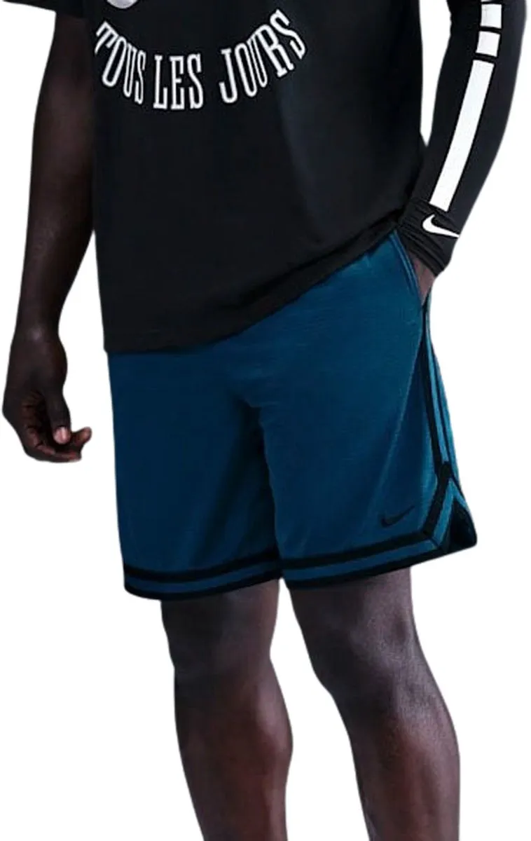 Nike DNA Dri-FIT 8 Short Heren S - Blauw/Zwart