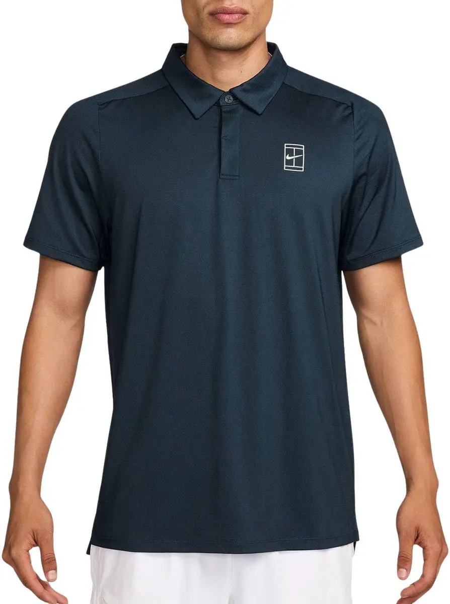 Nike Court Advantage Polo Heren - Lila