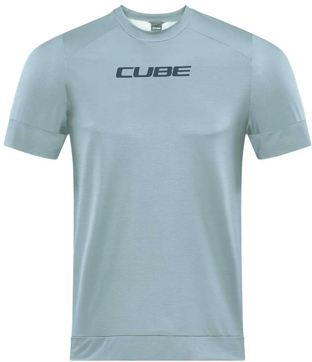 Cube ATX Korte Mouw Enduro Trui - L - Grijs