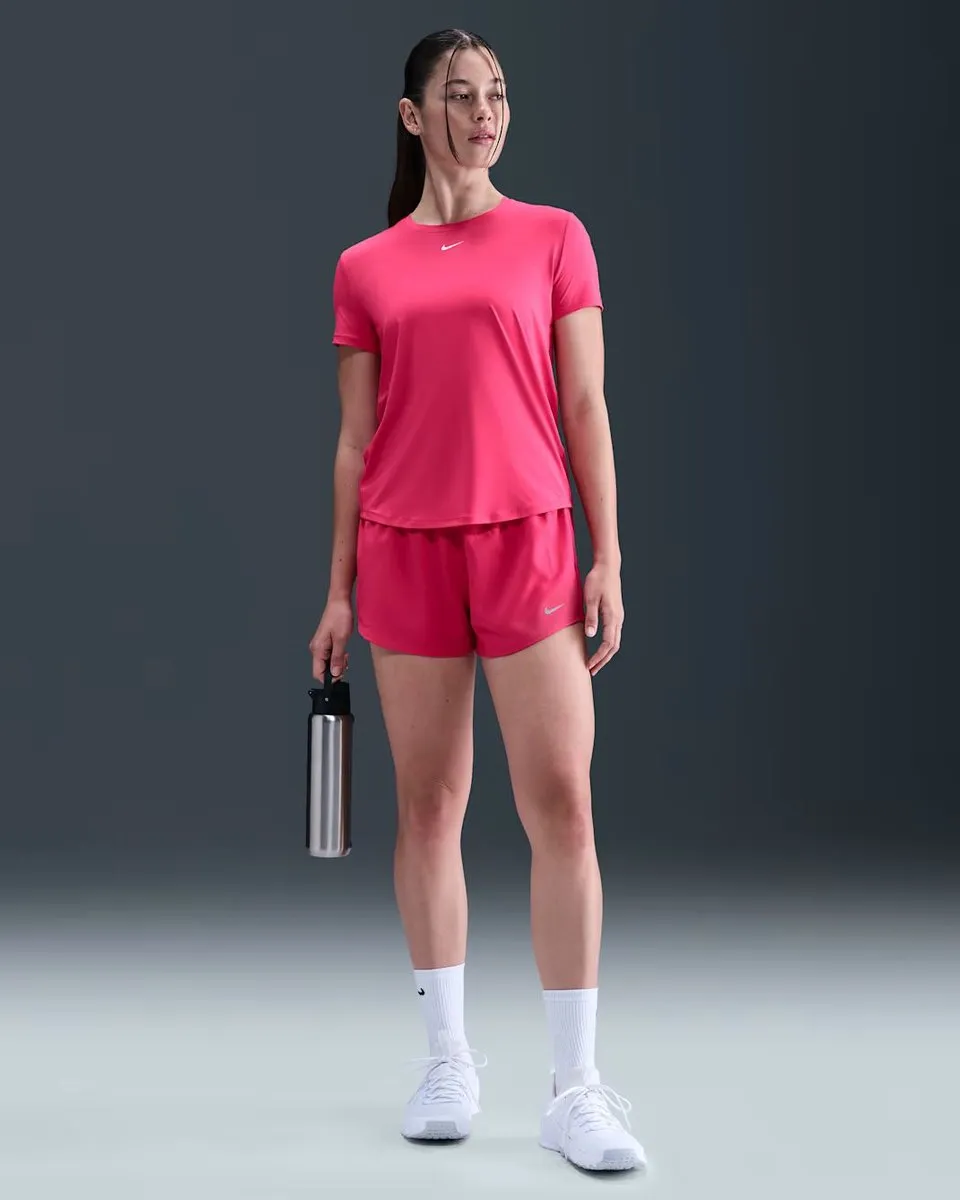 Nike One Classic Dri-FIT Shirt IB9408-666 - Maat M - Rood