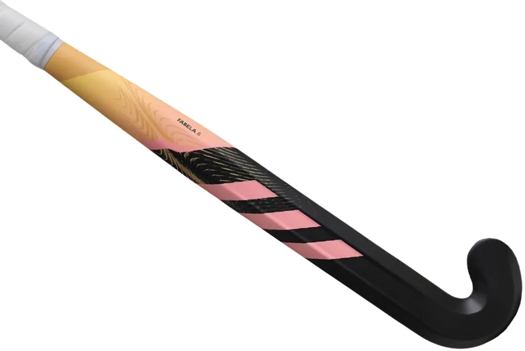 Adidas Fabela .8 Pro Bow Hockeystick - Zwart/ Oranje/ Wit