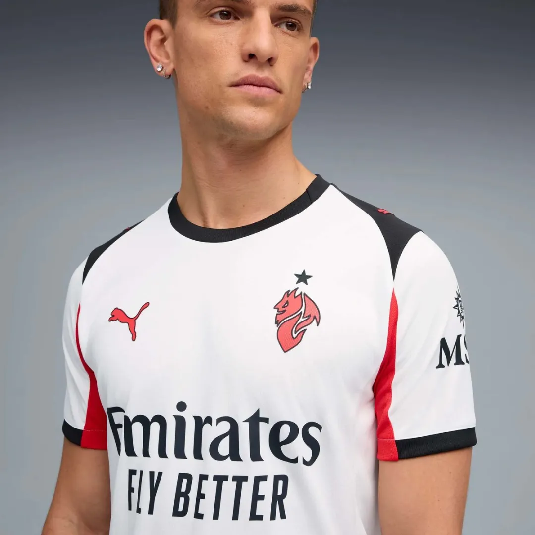 PUMA ACM Away Jersey Replica T-Shirt - XXL - Wit