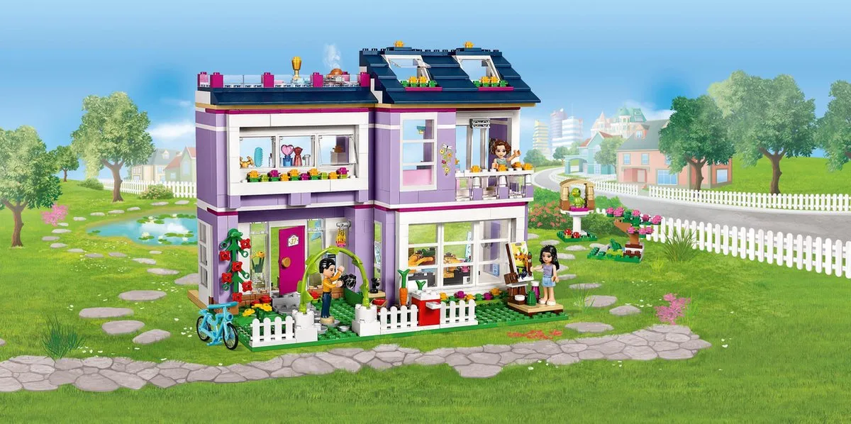 LEGO Friends Emma's Huis 41095 - 706 Stukken - 3 Minifiguren