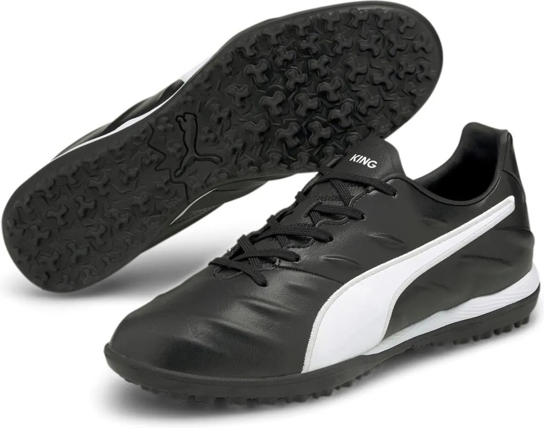 PUMA King Pro 21 Sportschoenen 40 - Zwart/Wit