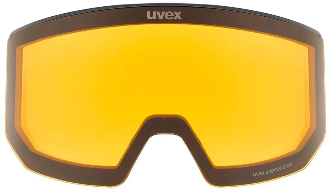 Uvex Lace Attract FM Skibril - Zwart Supravision Ice/CAT2+Green/CAT1