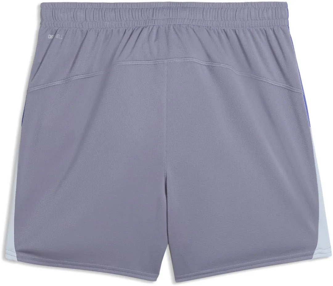 PUMA Individual Blaze Shorts Dames - M - Grijs/Wit/Blauw