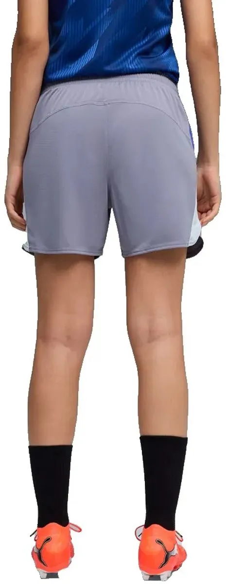 PUMA Individual Blaze Shorts Dames - M - Grijs/Wit/Blauw