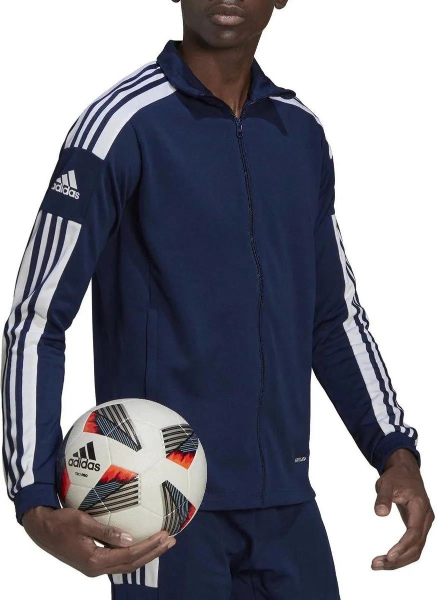 Adidas Squadra 21 Trainingsjack Heren - XL - Donkerblauw/Wit