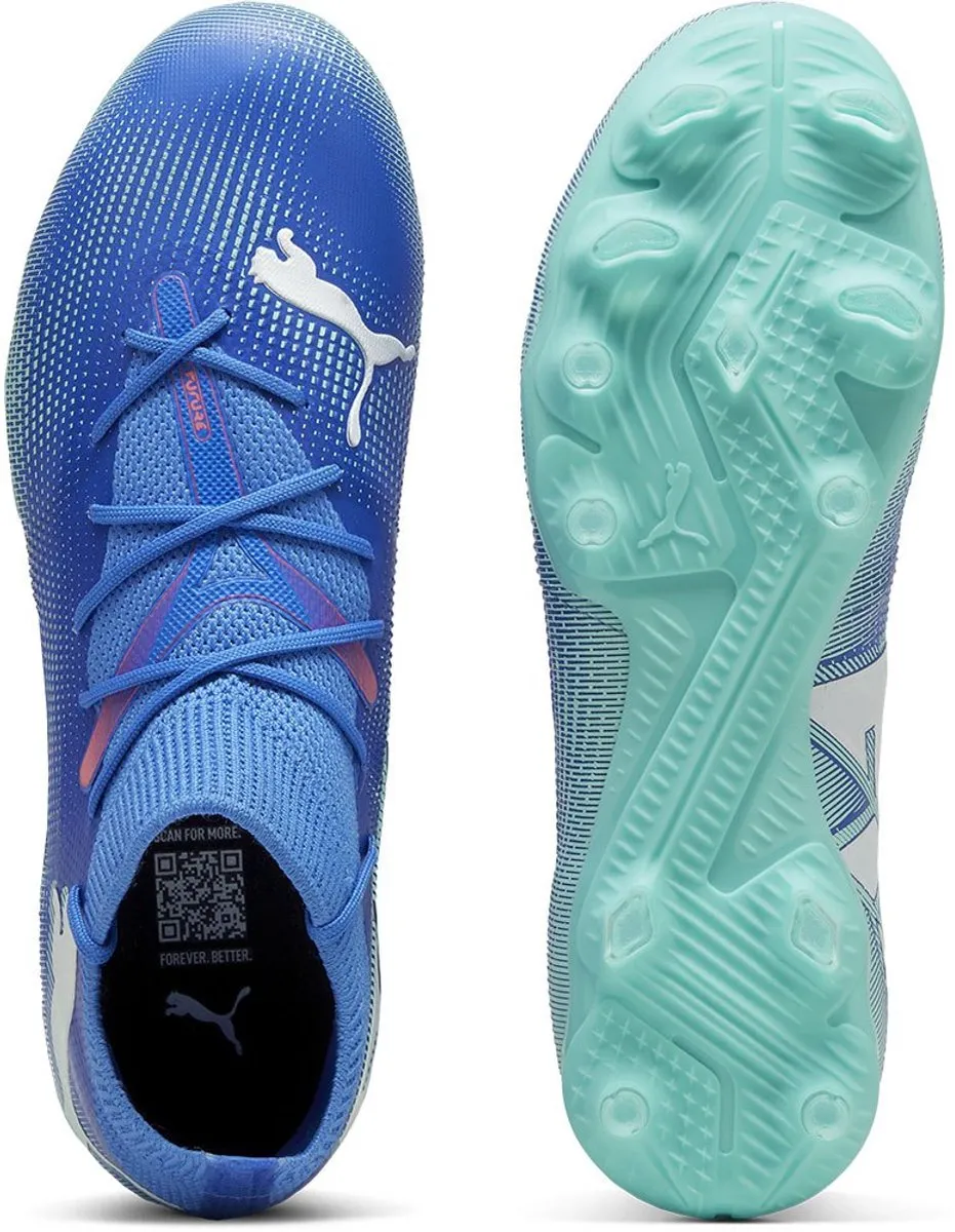 PUMA Future 7 Match Voetbalschoenen - Dames - Blauw - 37