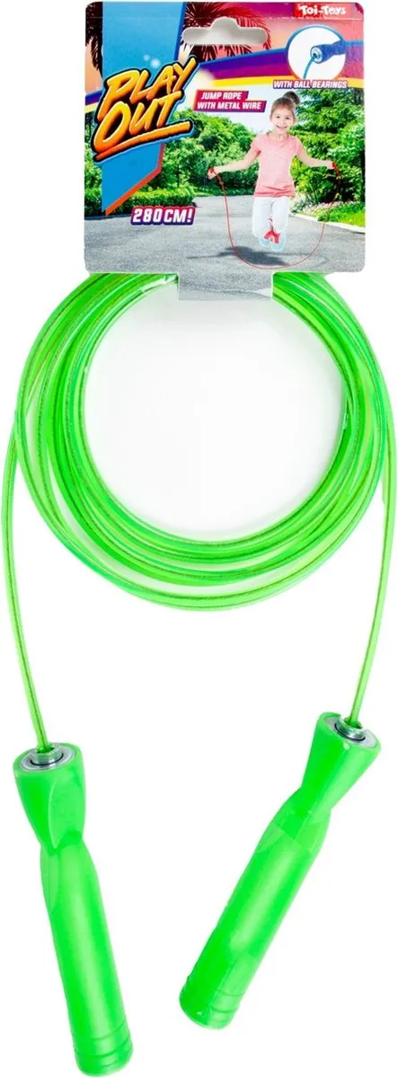 Toi-Toys Springtouw 280cm - Groen