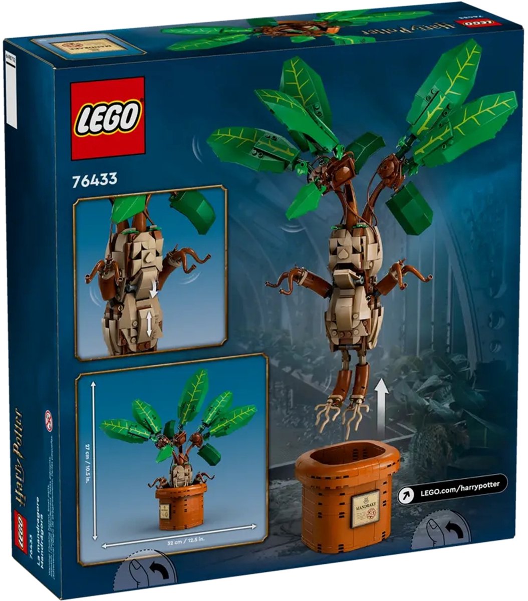 LEGO Harry Potter™ Mandragora speelgoedplant - 76433