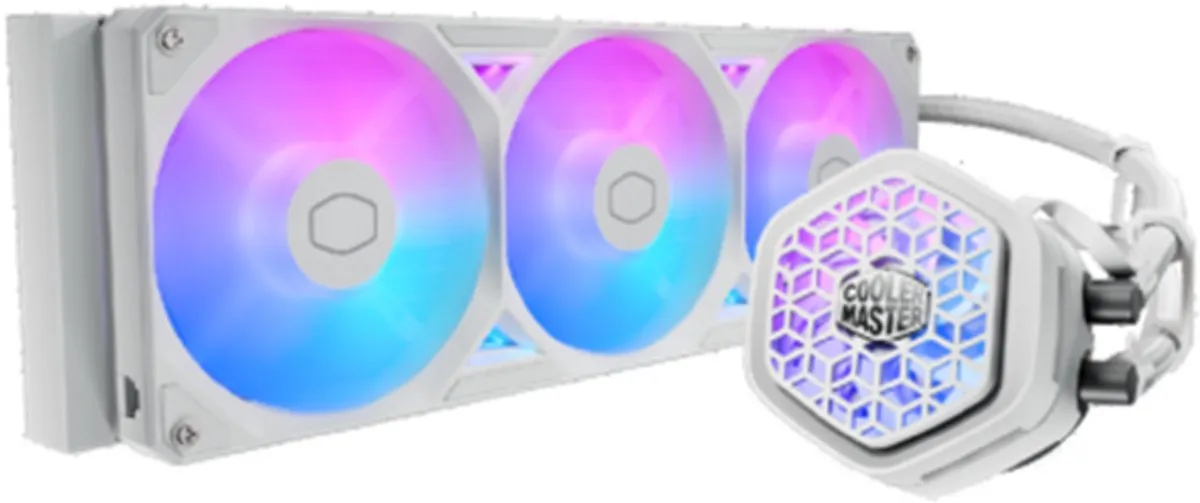 Cooler Master MasterLiquid Atmos II VRM Fan 360 - 3 Ventilatoren - Wit