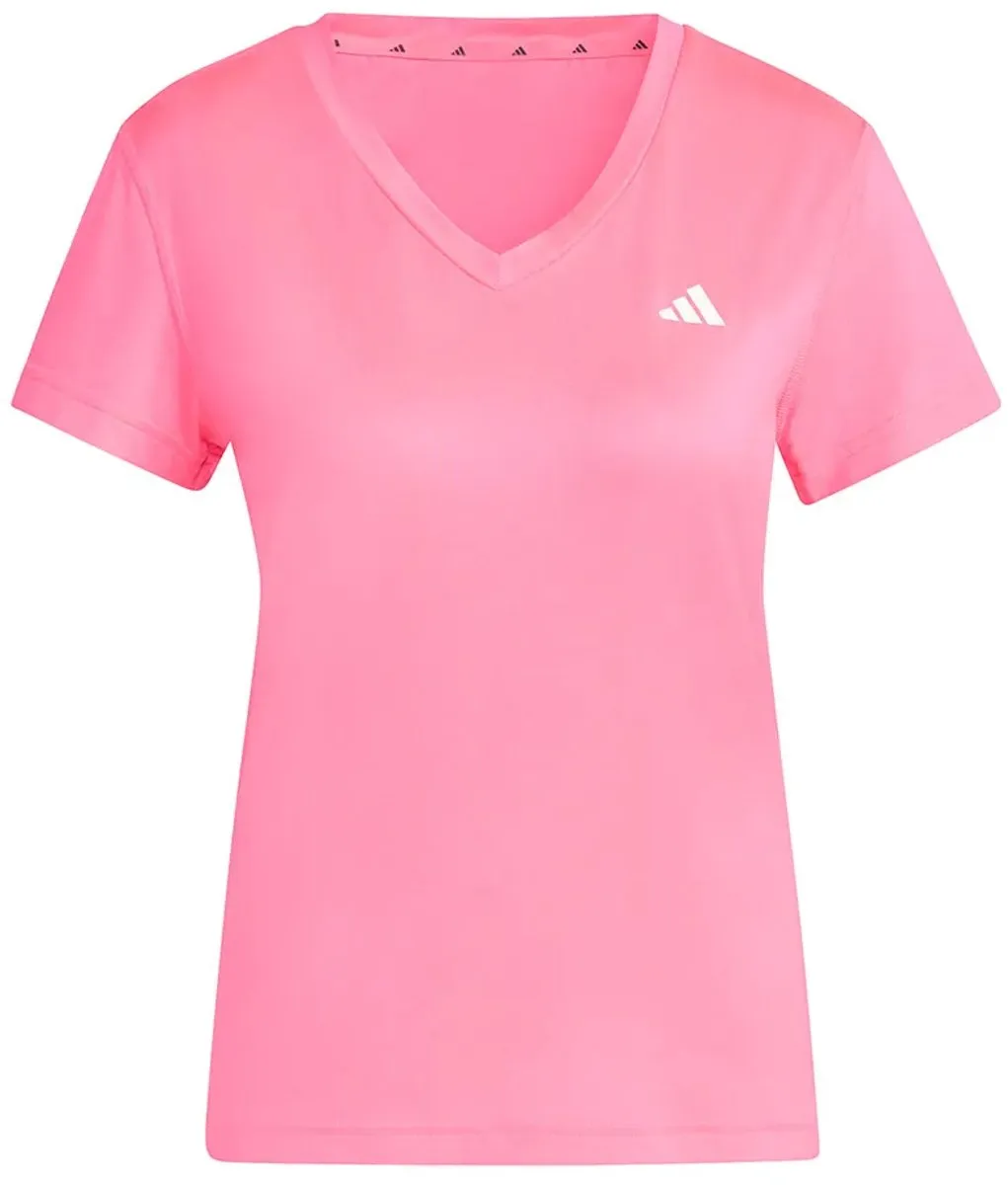 Adidas WE MIN V NK Dames Sport T-shirt - Roze