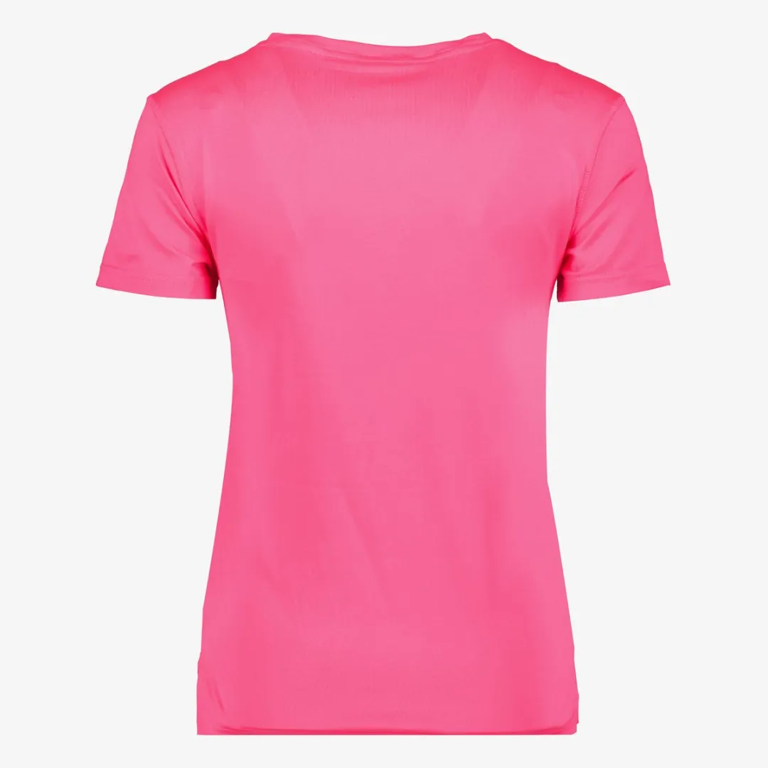 Adidas WE MIN V NK Dames Sport T-shirt - Roze