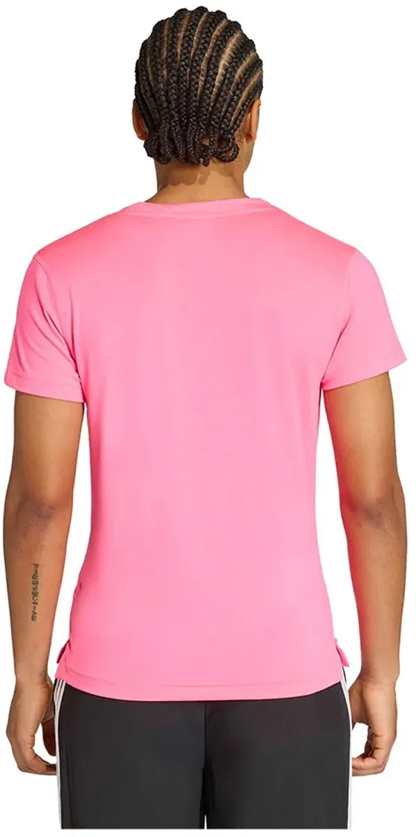 Adidas WE MIN V NK Dames Sport T-shirt - Roze