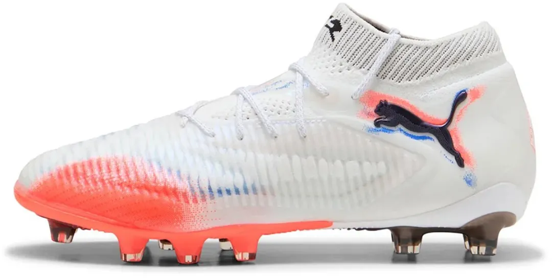 PUMA Future 8 Ultimate Ag Dames Voetbalschoenen 37 - Wit/Zwart/Rood