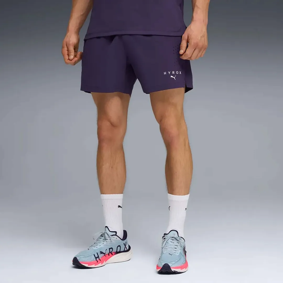 PUMA M X Hyrox Dryelite 5 Short Trainingsbroek S - Paars