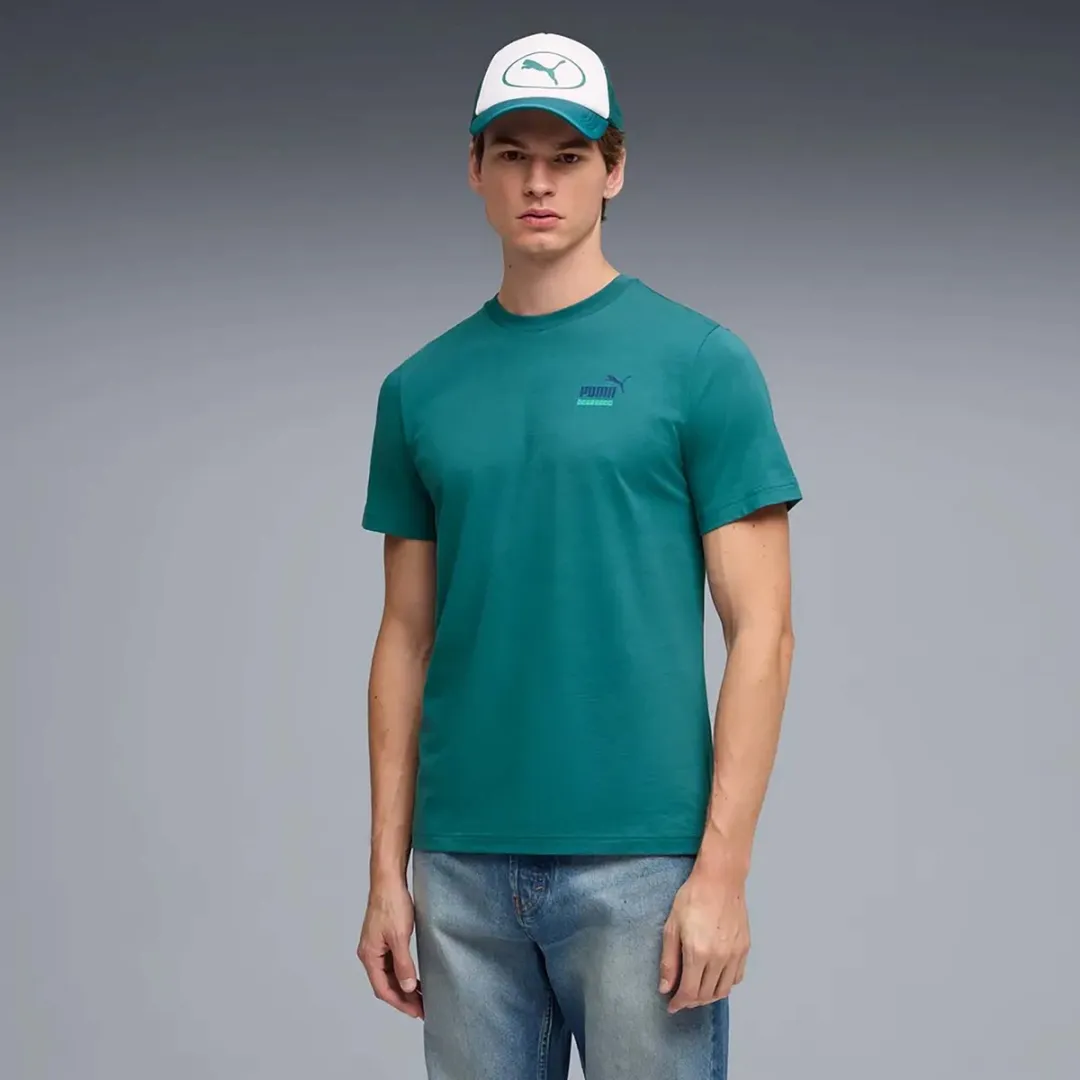 PUMA Graphic Sports Tee 691780-41 - XL - Groen