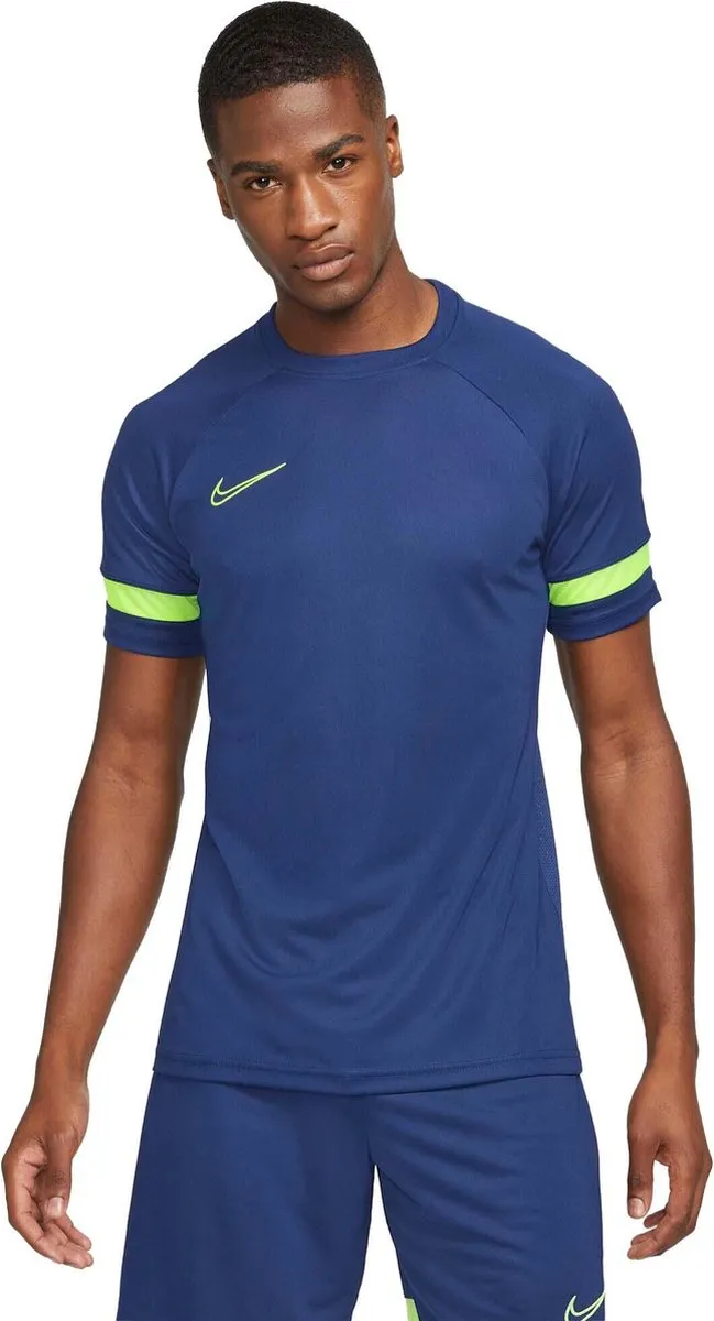 Nike Dri-FIT Academy Shirt CW6101-492 - S - Blauw