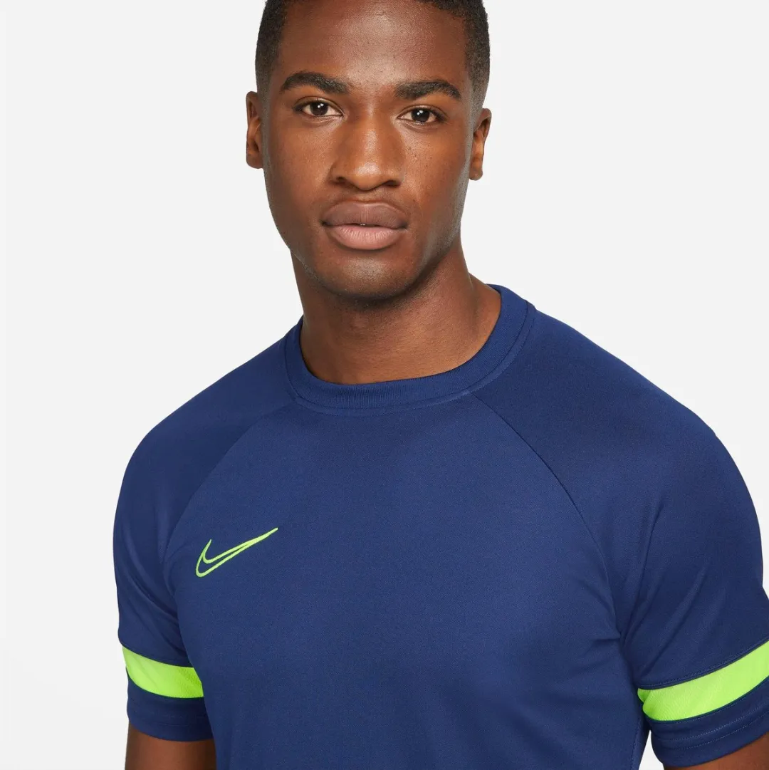 Nike Dri-FIT Academy Shirt CW6101-492 - S - Blauw