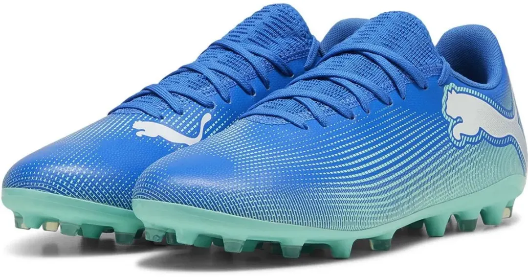 PUMA Future 7 Play Mg Voetbalschoenen - Blauw - 42.5