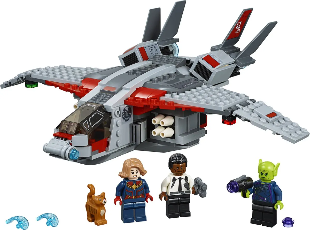 LEGO Marvel Super Heroes 76127 Captain Marvel - 307 Stukken - Grijs/Rood