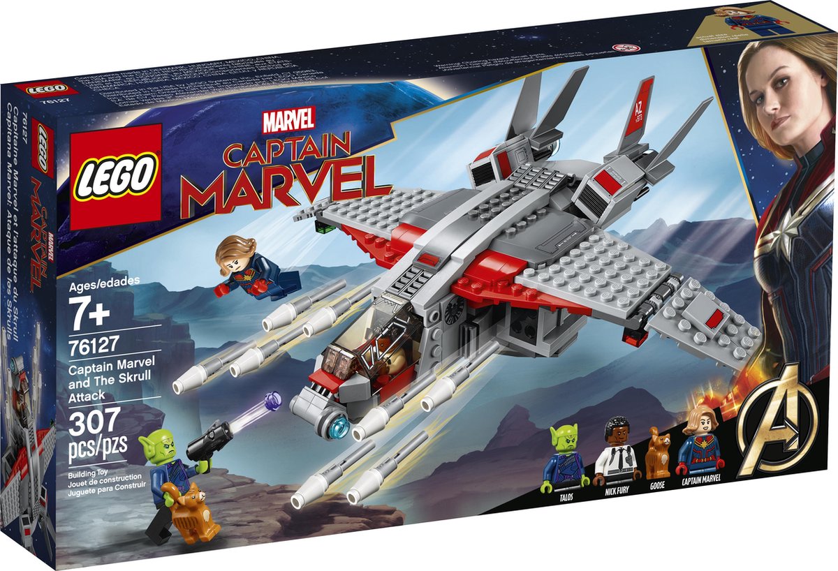 LEGO Marvel Super Heroes Captain Marvel de aanval van de Skrulls - 76127