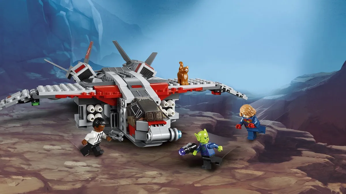 LEGO Marvel Super Heroes 76127 Captain Marvel - 307 Stukken - Grijs/Rood - afbeelding 6 van 6