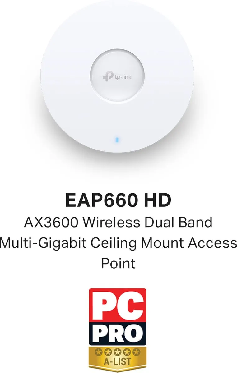 TP-Link Omada EAP660 HD Access Point - WiFi 6 - Wit