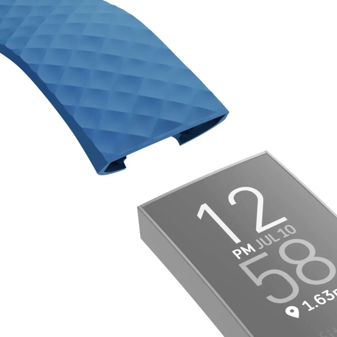 Hama Polsband Fitbit Charge 3/4 - Blauw - 00086219