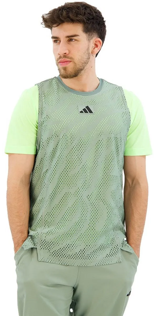 Adidas Wow Pro T-shirt - S - Silver Green