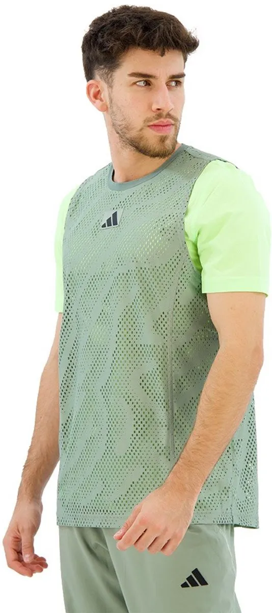 Adidas Wow Pro T-shirt - S - Silver Green