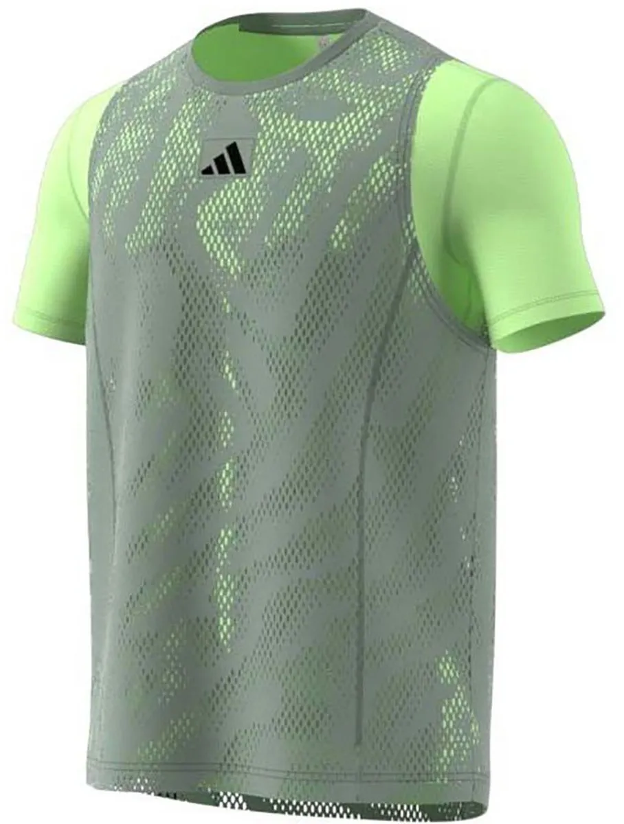 Adidas Wow Pro T-shirt - S - Silver Green