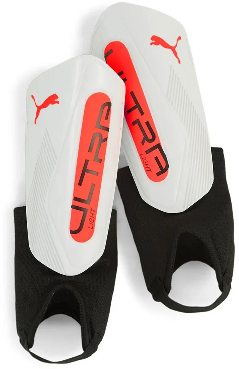 PUMA ULTRA LIGHT Enkelbeschermers 03099101 - XL - White/Glowing Red