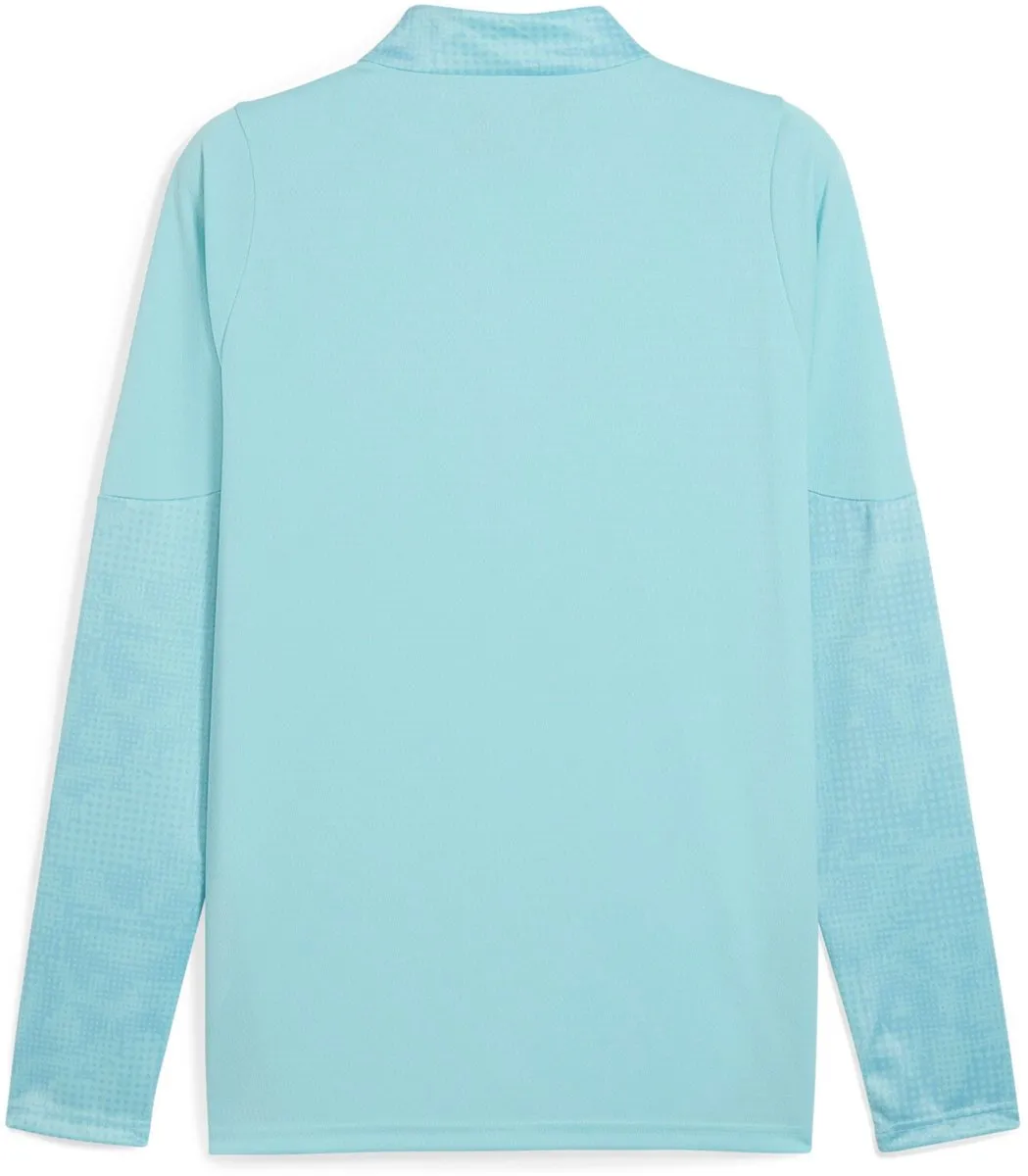 PUMA Trainingshals 1/4 Rits OM 2025/26 - M - Geel/Blauw