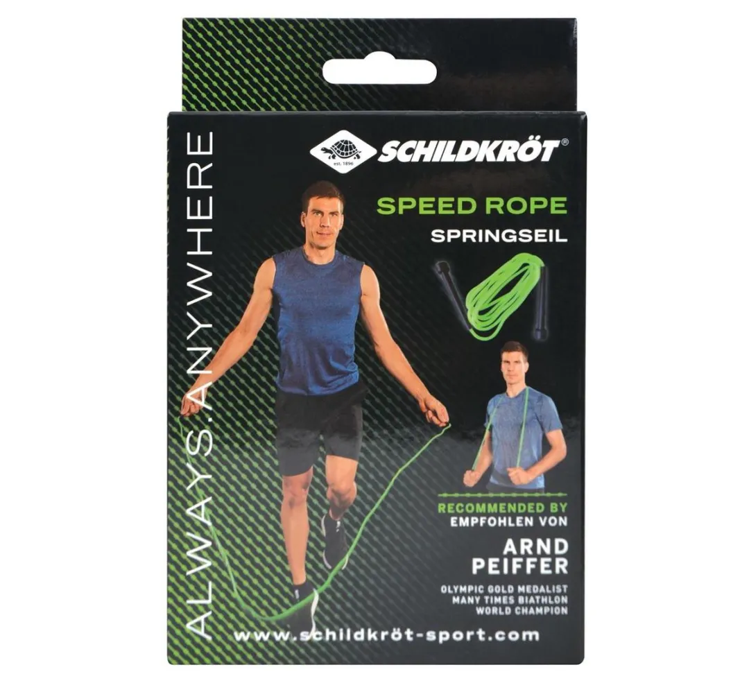 Schildkröt Fitness Springtouw Speed Rope 300cm - Groen